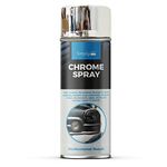 Simply SP-014 Metallic Chrome Glossy Spray Paint 400ml – Chemical Resistant - Great Adhesion