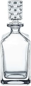 Nachtmann Bossa Nova 101095 3-Piece Whisky Set, Decanter + 2 x Whisky Glasses, Crystal Glass, 750 ml/330 ml