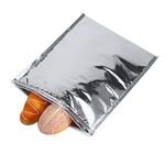 3 Types 5PCS Aluminum Foil Insulated Bag, Thermal Cooler Bag Food Storage Insulated Sandwich Bags Reusable Thermal Snack Bento Camping Picnic Grocery Hot & Cold Pouch(25 * 30cm)