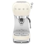 Smeg ECF02CRUK Espresso Coffee Machine with 15 Bar Pump, 1350W, Cream