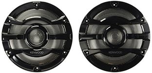 2 Kenwood 8 Inch 300 Watt Powersports/Marine Boat Black Speakers | KFC-2053MRB