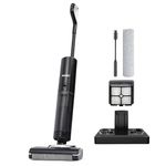 AGARO Royal Mop & Vacuum Cleaner, Wet & Dry Cleaner for Multi-Type Hard Floor, HEPA Filter, Lightweight Cordless, Brushless Motor, Smart Display, Self Propelled/Sterilize & Clean, Removes Sticky Mess