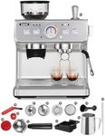 Gevi Espresso Machine 20 Bar With Grinder & Steam Wand – All in One Espresso Maker & Espresso Machine with Grinder for Home