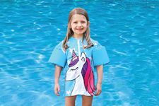 Poolmaster Swimming Pool Swim Shirt Swim Vest with Arm Floaties, Unicorn