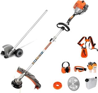 PROYAMA 26cc Weed Eater/Wacker Gas Powered, 2-Cycle Gas String Trimmer/Edger, 3 in 1 Brush Cutter with 17’’ Cutting Path, Grass Trimmer Light Weight