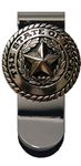 Custom Texas Silver Seal Money Clip