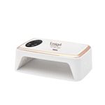 Emigel Professional Nail UV Lamp 380W | UV Nail Lamp Dryer | Nail Gel Curing Lamp | With Arm Rest | Hand Rest Nail Lamp | 2 in 1 UV LED Lamp Dryer | Large Space for Both hands | For Salon & Home Use.