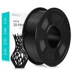 SUNLU PETG 3D Printer Filament, Neatly Wound 1.75mm PETG 3D Filament, Good Impact Resistance PETG 3D Printer Filament, Dimensional Accuracy +/- 0.02mm, 1kg Spool (2.2lbs), 320 Meters, Black