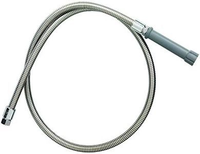 T&S Brass Hose, 44 Flexible Stainless Steel (Gray Handle)