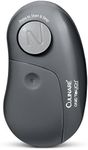 Culinare One Touch Electronic Tin Opener, Grey, Plastic/Stainless Steel, Automatic Can Opener, Battery Operated/Hands-Free Use/Magnetic Lid Removal, Batteries Not Included