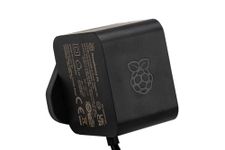 Official Raspberry Pi 5 27W USB-C Power Supply (US/Canada) (Black)