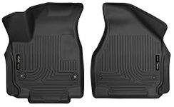 Husky Liners Weatherbeater Floor Mats | Fits 2017-2024 Chrysler Pacifica; 2020-2024 Chrysler Voyager | Front Row, 2-pc Black - 13011