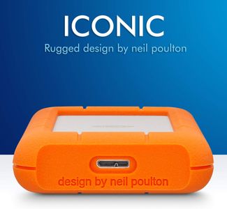 LaCie Rugged Mini 5TB Portable External Hard Drive – Shock Resistant