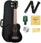 Kala KA-15S-BLK Satin Mahogany Sopr