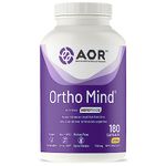 AOR - Ortho Mind, 180 Capsules - Helps Enhance Cognitive Health, Reduce Mental Fatigue, Memory and Focus Supplement for Adults - Vitamins for Brain Health and Memory - Antioxidant Supplement
