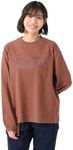 Chums Men's Heavy Weight Logo L/S T-Shirt, Braun, M