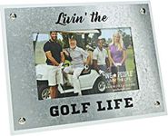 Pavilion Gift Company Livin' The Golf Life - 8.5x6.5 Inch Easel Back Picture Frame