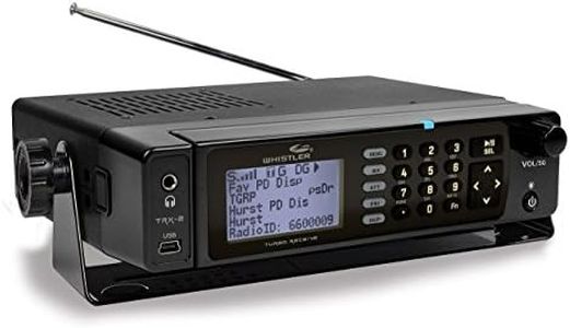 Whistler TRX-2 Digital Police Scanner – Desktop/Mobile Scanner with EZ Scan Software, APCO P25 Phase I & II, DMR, NXDN, and USA/Canada Database Preloaded