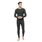 Bodyband Thermal Wear for Men Set Full Sleeves Bodywarmer Warm and Comfortable Thermals Set for Man Full Body Warmer Combo for Men Natural Insulation Thermals Cozy Undershirt & Pant for Mens Black M