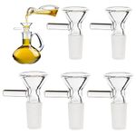 19mm Lab Short Stem Funnels,Glass Funnel,High Borosilicate Glass(5PCS) (19mm)