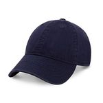 CHOK.LIDS Everyday Premium Dad Hat Unisex Baseball Cap for Men and Women Adjustable Lightweight Polo Style Curved Brim (Navy)