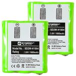 Synergy Digital 2-Way Radio Battery, Compatible with Motorola KEBT-650 2-Way Radio Battery Combo-Pack includes: 2 x SD2W-H1004 Batteries