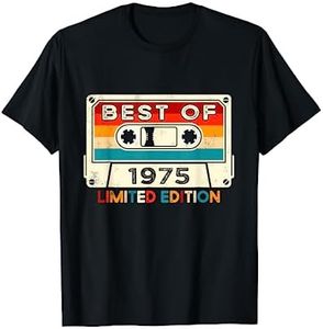 Millésime 1975 Cadeau 49 Ans Homme Anniversaire Humour T-Shirt