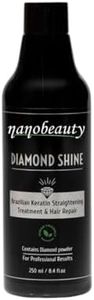 Complex Brazilian Keratin Hair Straightening treatment, Nanobeauty Diamond Shine, 250ml BOTTLE (250) Only