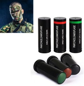 Pemarlis 3 piezas Kit de Pintura Facial de Camuflaje,Set de Maquillaje Militar para Soldados y Actividades al Aire Libre como Paintball,Fácil de Aplicar y Quitar, Hipoalergénico y no Tóxico