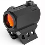 Paike Red Dot Sight 1x20mm 2 MOA Motion Awake Red Dot with Absolute Co-Witness Mount