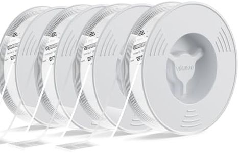 vimiroo 4 Pack Double Sided Tape Heavy Duty, Extra Large16.4FT Nano Double Sided MountingTape, Transparent Strong Removable Adhesive Picture Hanging Strips, Wall Tape Sticky Poster Carpet Decor