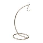 Spectrum Diversified Hanger & Soft Pretzel Display for Home or Bar, Countertop Food Storage, Metal, Satin Nickel, 1 Count