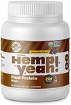 Manitoba Harvest Hemp Yeah! Organic Plant-Based Protein Powder with 20g of Complete Plant, 4g of Fiber & 1.9g Omegas 3&6, Non-GMO, Vegan, Chocolate, 16 Oz, Packaging May Vary