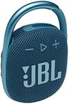 JBL Clip 4 - Portable Mini Bluetooth Speaker, big audio and punchy bass, IP67 waterproof and dustproof, 10 hours of playtime for home, outdoor and travel - Blue)