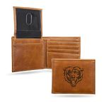 Rico Industries Laser Engraved Billfold Wallet, Chicago Bears