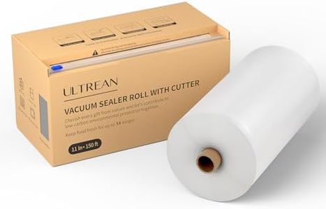 Ultrean 11" x 150' Vacuum Seal Roll Keeper with Cutter, Commercial Grade Vacuum Sealer Bags for Food Saver,BPA Free,Ideal for Storage,Meal Prep and Sous Vide (11" x 150')