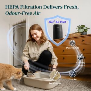 LEVOIT Core Mini Air Purifier – Black Compact HEPA Filter