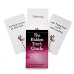 All Things Intuitive The Hidden Truth Oracle - Messages for Relationships in Challenge, 54 Cards, Indie, Premium Card Stock - Made in USA, Pink