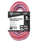 Coleman Cable 2548-USA1 50-Feet Heavy Duty Contractor Grade 12/3 with Lighted End American Made Extension Cord