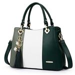 Handbags for Women with Multiple Internal Pockets in Pretty Color Combination, Pomelo Best Women's Top-Handle Handbags