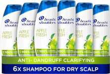 Head & Shoulders Apple Fresh Scented Dandruff Shampoo, 250 ml, Pack of 6