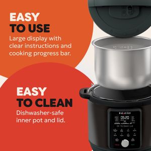 Instant Pot Duo Plus 5.7L Electric Pressure Cooker – Black