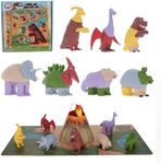 POPULAR PLAYTHINGS Mini Magnetic Mix or Match Dinosaurs Deluxe Set of 7 Dinosaurs