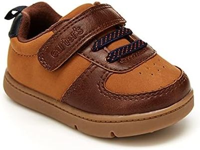 Carter's Baby-Boy's Kyle Sneaker, Brown, 2 Infant