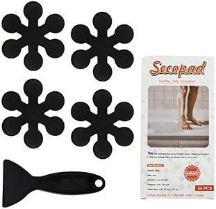 Secopad Bathtub Stickers Non-Slip, Safety Shower Treads Adhesive Appliques with Premium Scraper