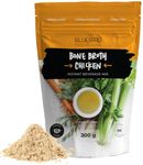 Bluebird Provisions Chicken Bone Broth Powder - Gut Friendly Chicken Stock - Keto Bone Broth Protein Powder - Low Sodium Chicken Broth Powder For Cooking & Sipping - Bone Broth Concentrate - 1 Pack