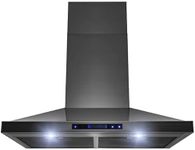Agua Canada Range Hood Pyramid (Black Stainless Steel)