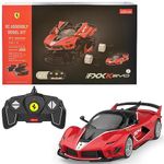 KandyToys Officially Licensed Ferrari FFXK Evo Remote Control Car Assembly Kit 1:18 Scale | 28cm x 12cm | 2.4GHz | Rc Car