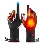 HyphessAda Heated Glove Liners, Heated Arthritis Gloves Raynauds Gloves, Winter Electric Heated Gloves for Men Women (L)