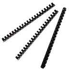 Fellowes Value 8mm Binding Combs - Black (Pack of 100)